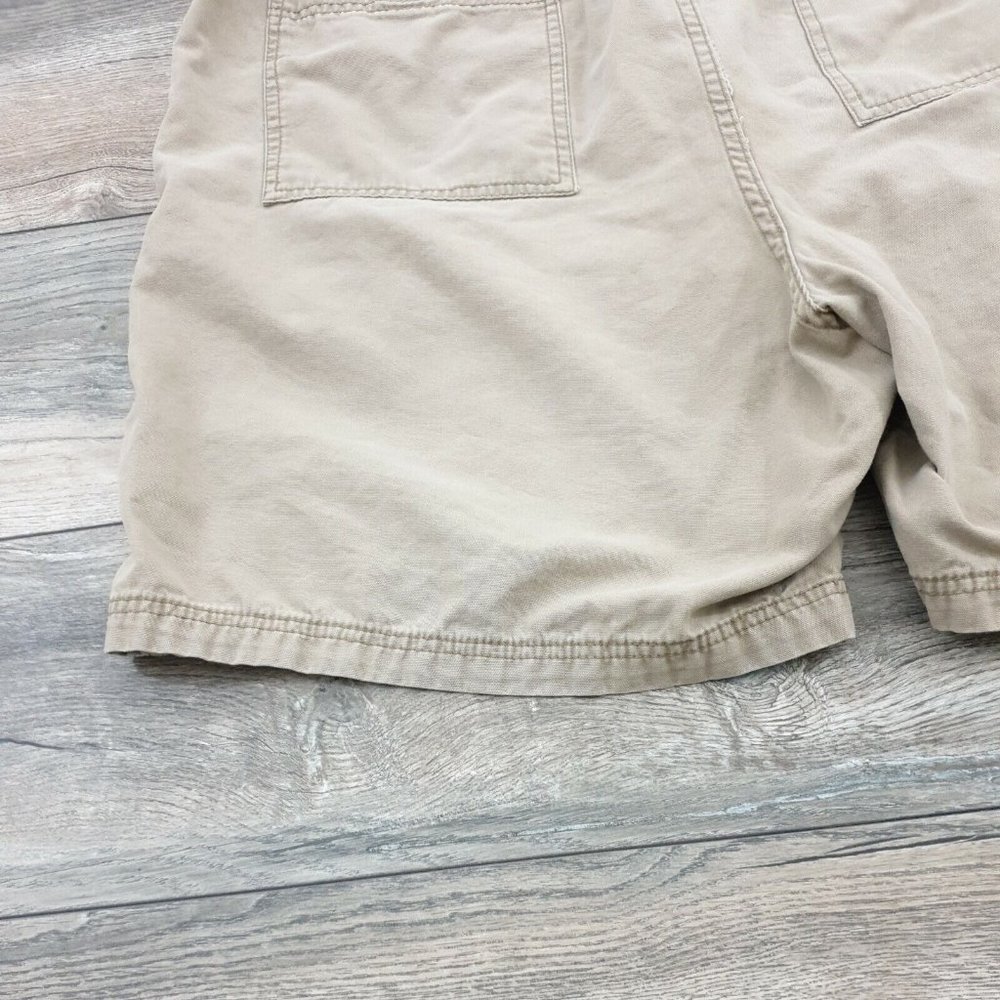 Wrangler Mens Cargo Shorts 40" Waist Beach Washed Beige Hiking Camping Work - Picture 10 of 12